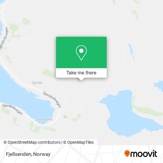 Fjellsenden map