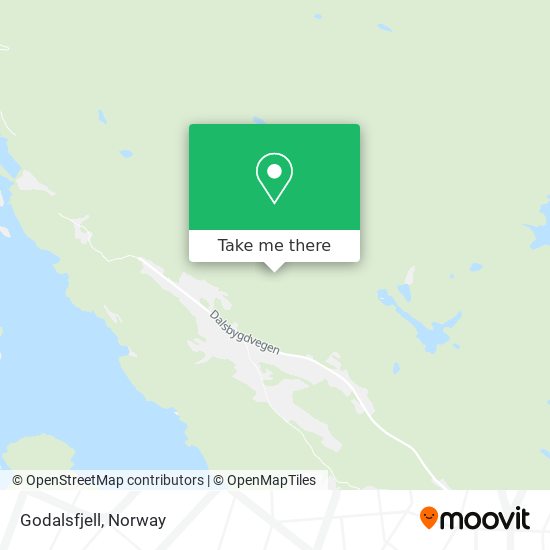 Godalsfjell map