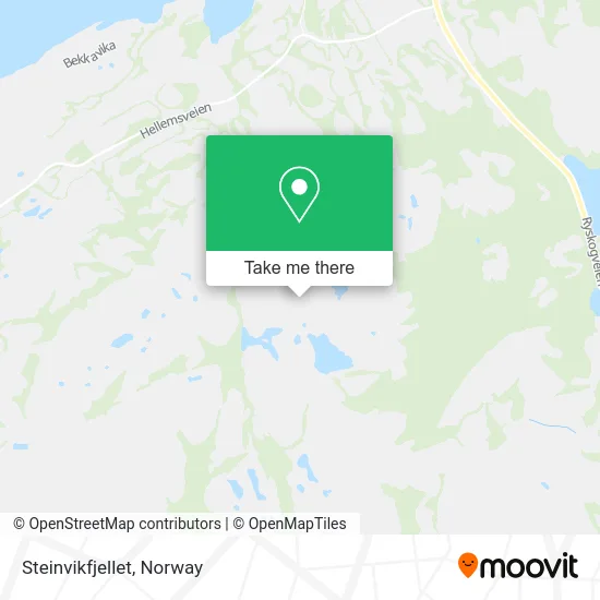 Steinvikfjellet map