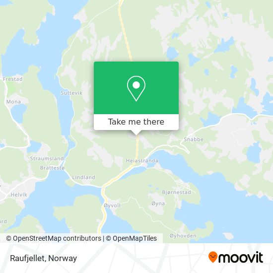 Raufjellet map