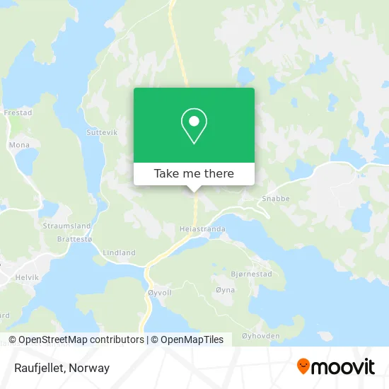 Raufjellet map