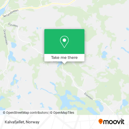 Kalvafjellet map