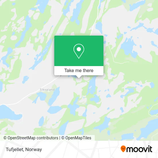 Tufjellet map
