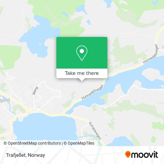 Trafjellet map