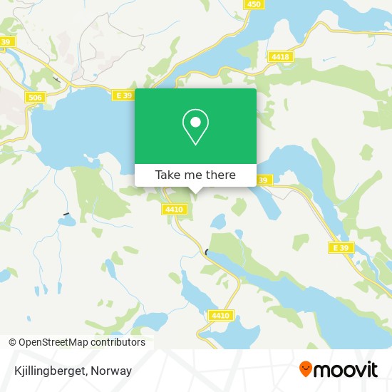 Kjillingberget map