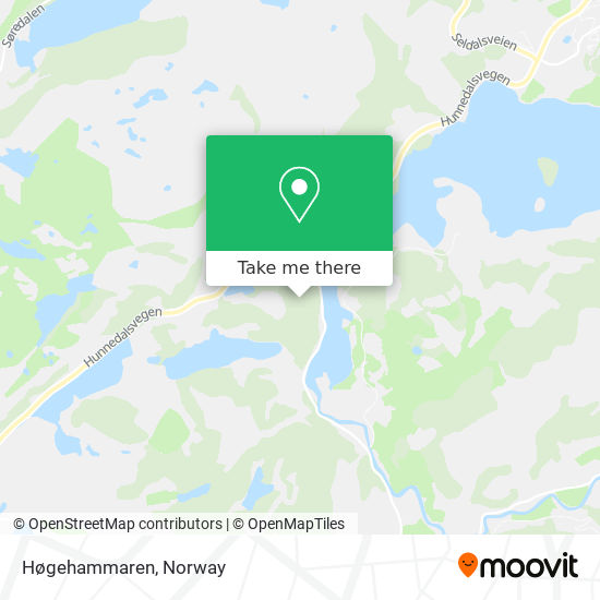 Høgehammaren map