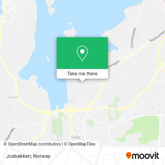 Joabakken map