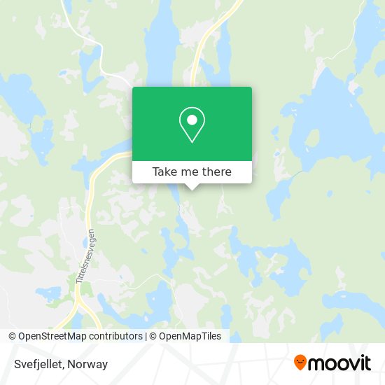 Svefjellet map