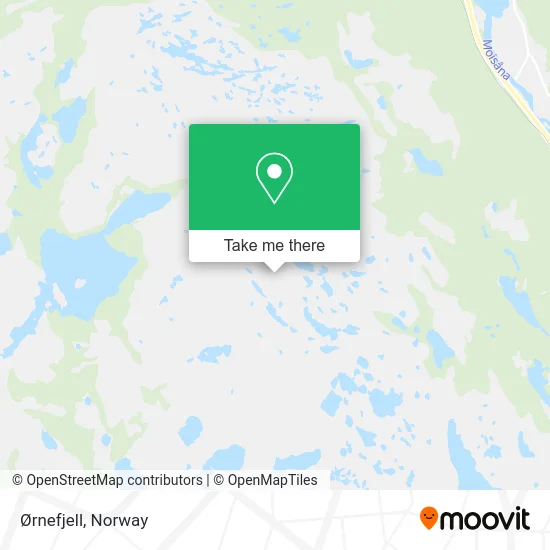 Ørnefjell map