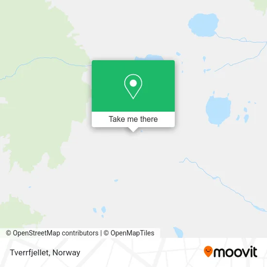 Tverrfjellet map