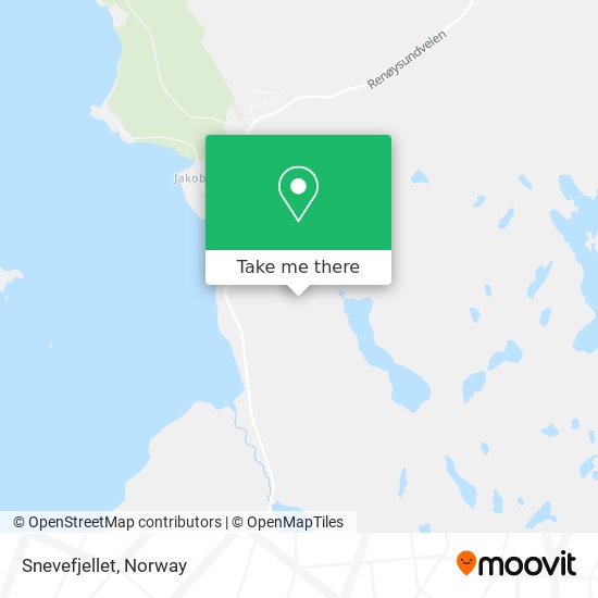 Snevefjellet map