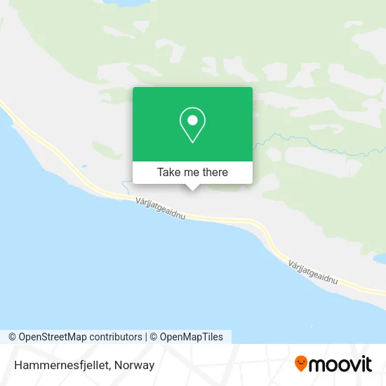 Hammernesfjellet map