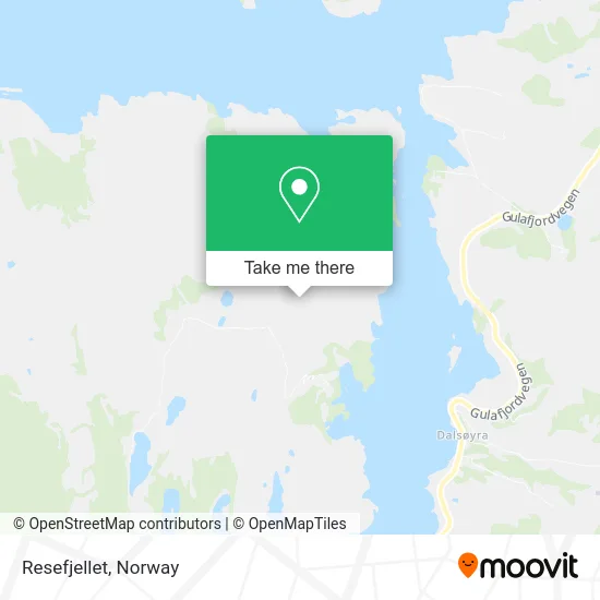 Resefjellet map