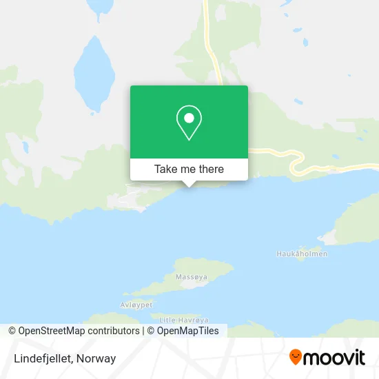 Lindefjellet map