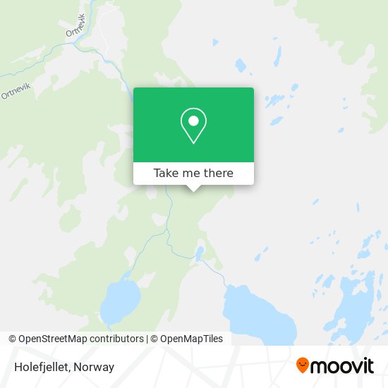 Holefjellet map