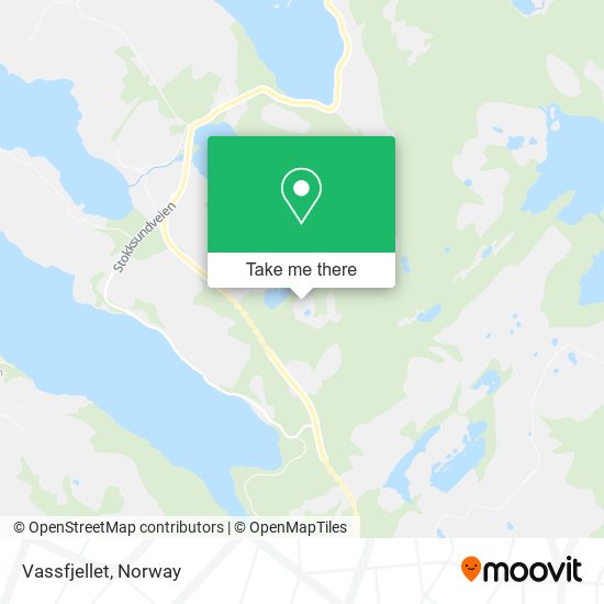 Vassfjellet map