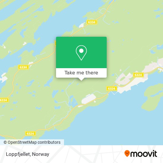 Loppfjellet map