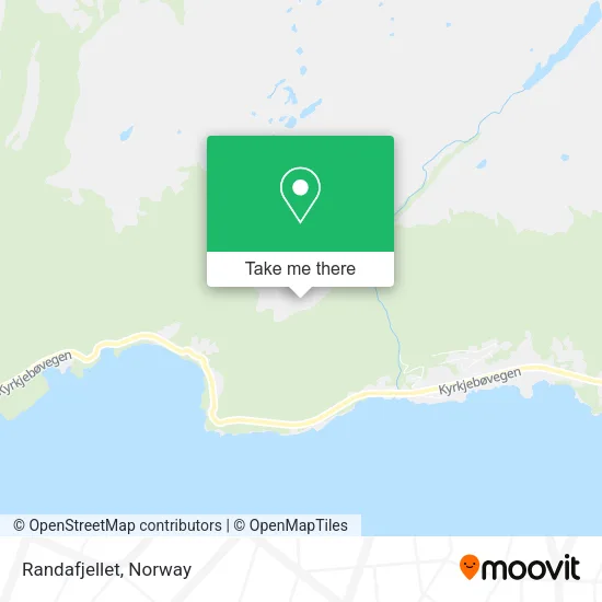 Randafjellet map