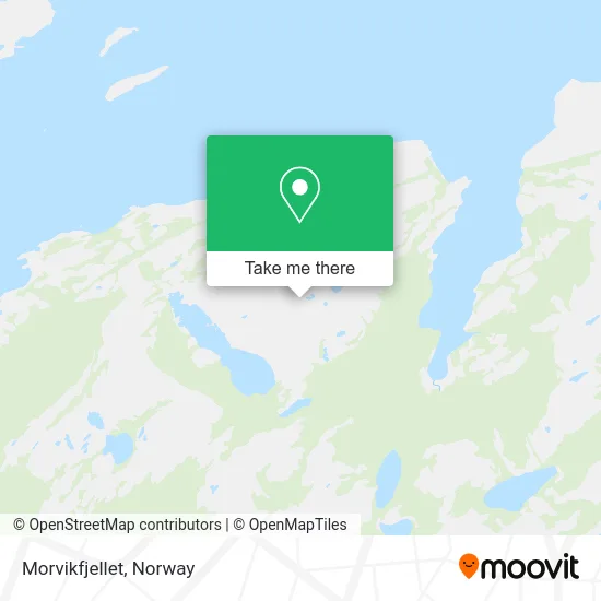 Morvikfjellet map