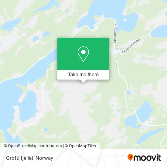 Groftlifjellet map