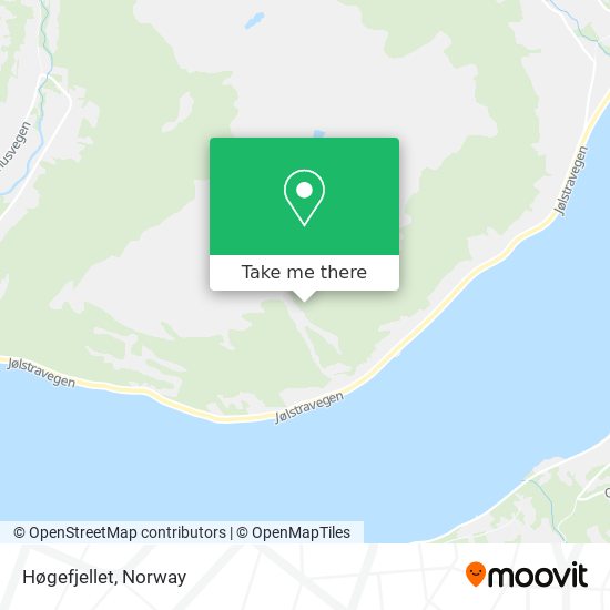 Høgefjellet map