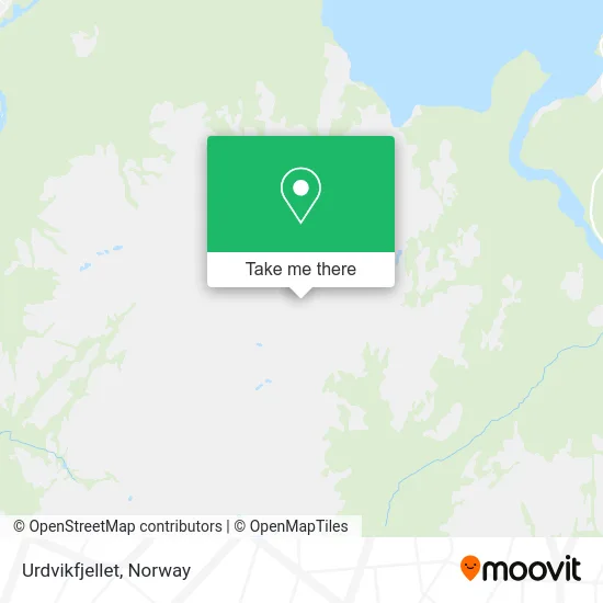 Urdvikfjellet map