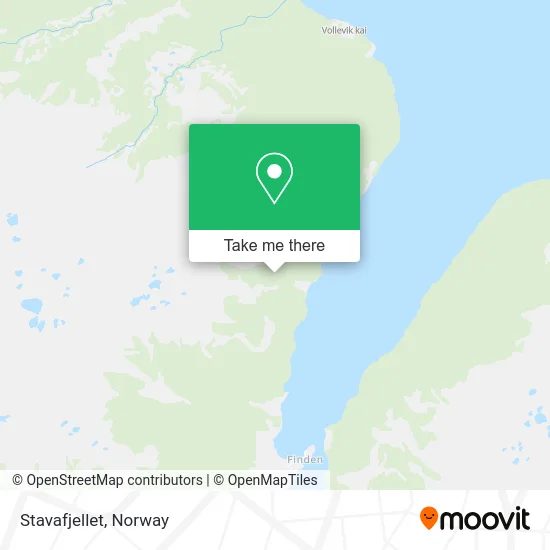 Stavafjellet map
