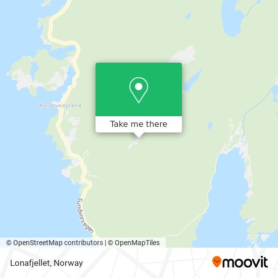 Lonafjellet map