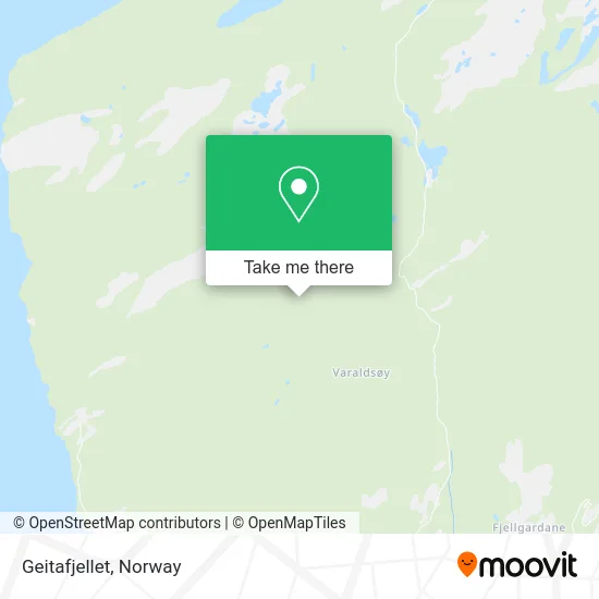 Geitafjellet map