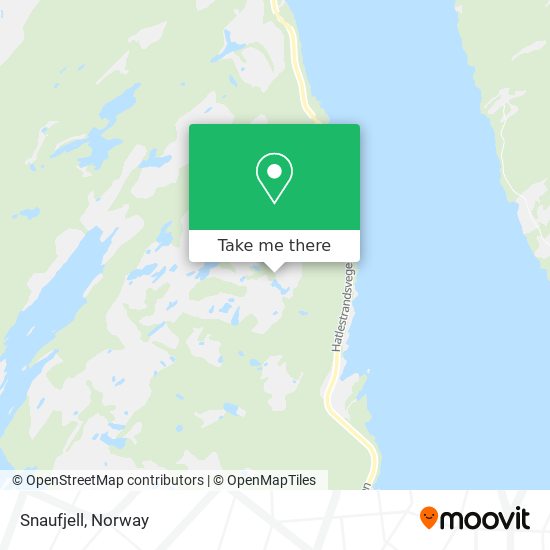 Snaufjell map