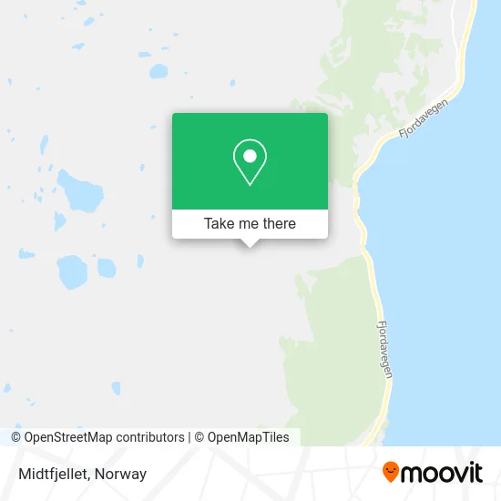 Midtfjellet map