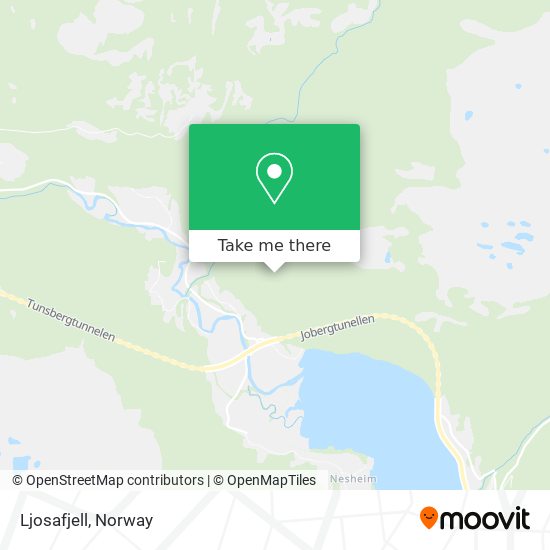 Ljosafjell map