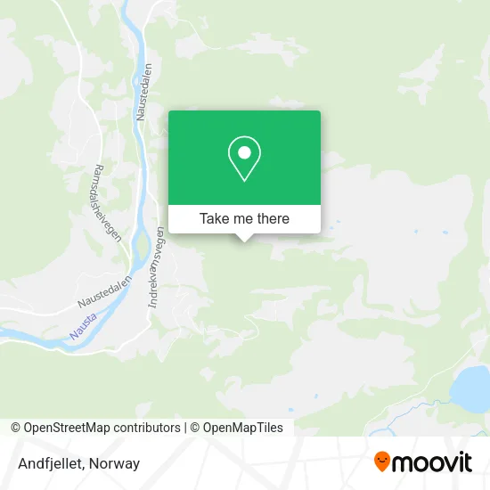 Andfjellet map