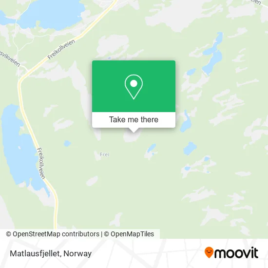 Matlausfjellet map