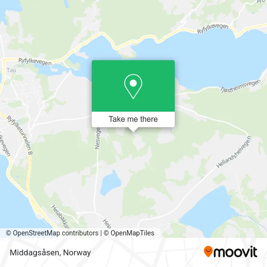 Middagsåsen map