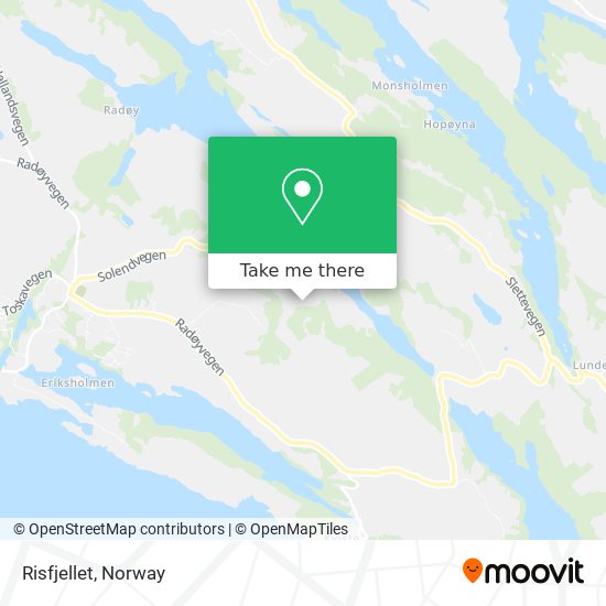 Risfjellet map