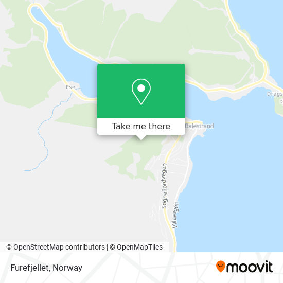 Furefjellet map