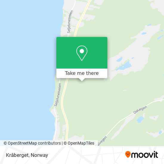Kråberget map
