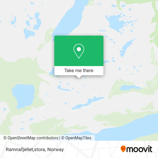 Ramnafjellet,stora map