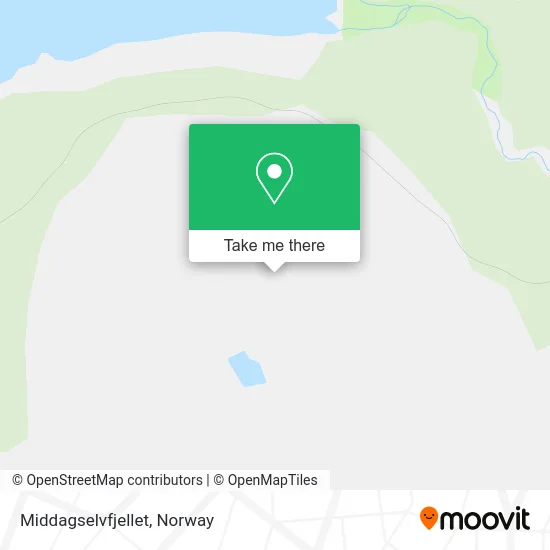 Middagselvfjellet map