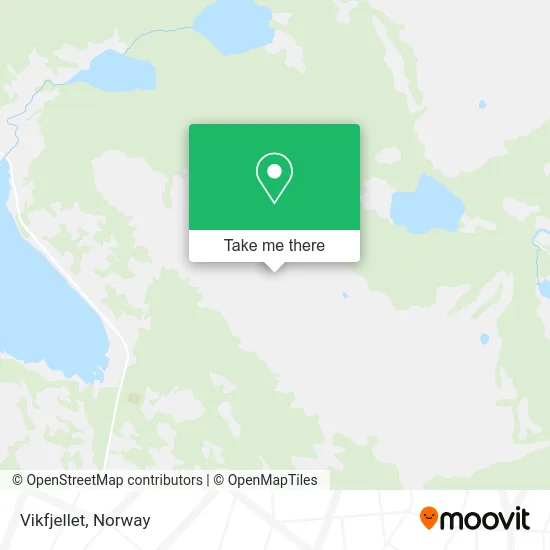 Vikfjellet map
