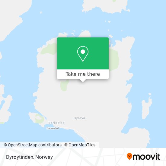 Dyrøytinden map