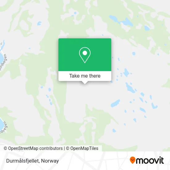 Durmålsfjellet map