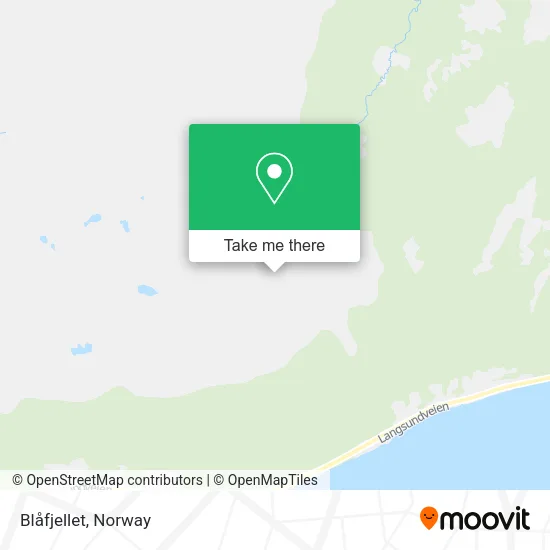 Blåfjellet map