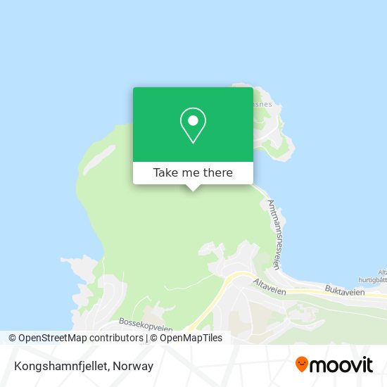 Kongshamnfjellet map