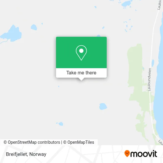 Breifjellet map