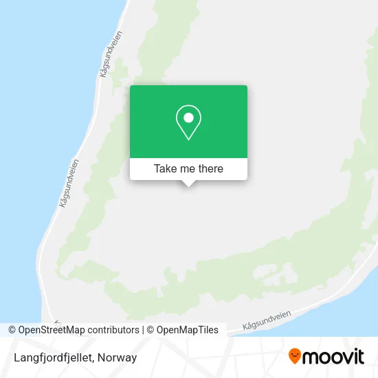 Langfjordfjellet map