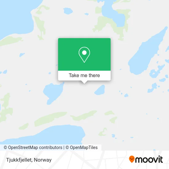 Tjukkfjellet map