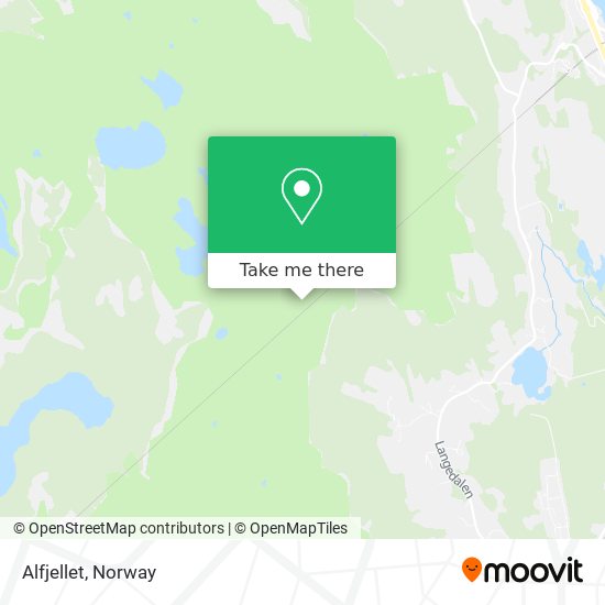 Alfjellet map