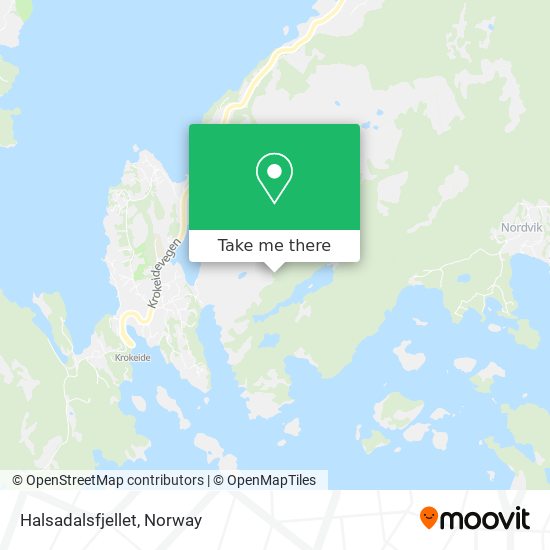 Halsadalsfjellet map